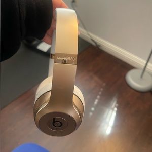 Gold Beats Headphones
